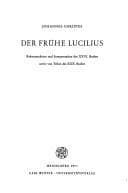 Tapa de Der frühe Lucilius