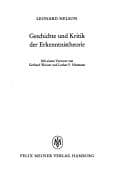 Tapa de Die Schule der kritischen Philosophie und ihre Methode