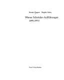 Tapa de Wiener Schnitzler-Aufführungen 1891-1970