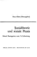 Tapa de Sozialtheorie und soziale Praxis