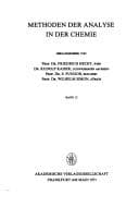 Tapa de Die pharmakognostisch-chemische Analyse