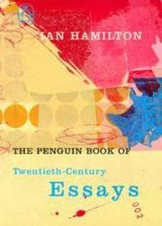 Tapa de The Penguin Book of Twentieth-Century Essays