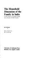 Tapa de The household dimension of the family in India