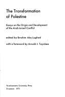 Tapa de The Transformation of Palestine