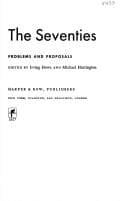 Tapa de The seventies: problems and proposals