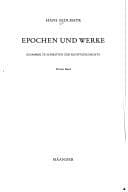 Tapa de Epochen und Werke