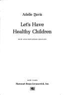 Tapa de Let's have healthy children