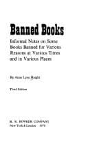 Tapa de Banned books