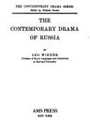 Tapa de The contemporary drama of Russia