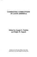 Tapa de Combatting corruption in Latin America