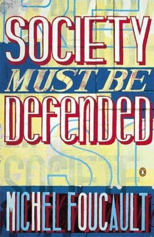 Tapa de "Society Must Be Defended"