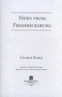 Tapa de News from Fredericksburg