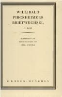Tapa de Willibald Pirckheimers Briefwechsel
