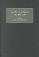 Tapa de Medieval women and the law