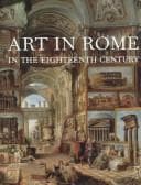 Tapa de Art in Rome in the eighteenth century