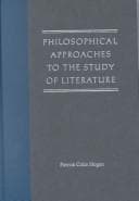 Tapa de Philosophical approaches to the study of literature