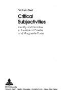 Tapa de Critical subjectivities