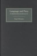Tapa de Language and Piety in Middle English Romance