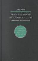 Tapa de Latin language and Latin culture