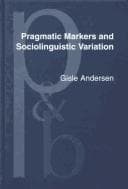 Tapa de Pragmatic markers and sociolinguistic variation