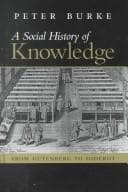 Tapa de A social history of knowledge