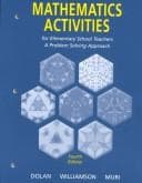 Tapa de Mathematics activities for elementary school teachers