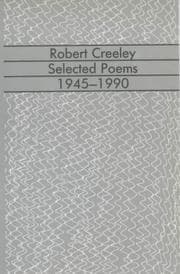 Tapa de Selected poems, 1945-1990