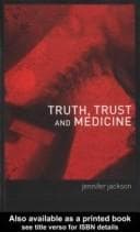 Tapa de Truth, trust and medicine