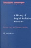 Tapa de A history of English reflexive pronouns