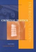 Tapa de Introduction to criminal justice