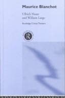 Tapa de Maurice Blanchot