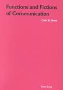 Tapa de Functions and fictions of communication