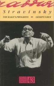 Tapa de Oedipus Rex ; The rake's progress