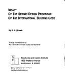 Tapa de Impact of the seismic design provisions of the International building code