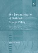 Tapa de The Europeanisation of national foreign policy