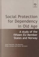 Tapa de Social protection for dependency in old age