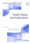 Tapa de Public policy and federalism