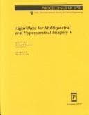 Tapa de Algorithms for multispectral and hyperspectral imagery V