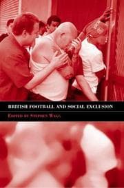 Tapa de British Football and Social Exclusion (Sport in the Global Society)