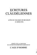 Tapa de Ecritures claudéliennes