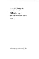 Tapa de Nichts ist wie, oder, Rosa kehrt nicht zurück