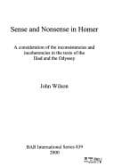 Tapa de Sense and nonsense in Homer