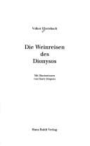 Tapa de Die Weinreisen des Dionysos