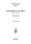 Tapa de Pietro Verri e il suo tempo