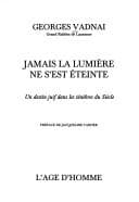 Tapa de Jamais la lumière ne s'est éteinte