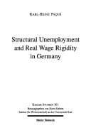 Tapa de Structural unemployment and real wage rigidity in Germany