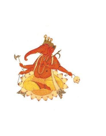 Tapa de Indian art