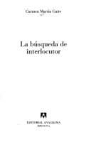Tapa de La búsqueda de interlocutor