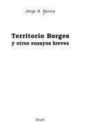 Tapa de Territorio Borges y otros ensayos breves