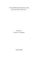 Tapa de The information revolution and national security
